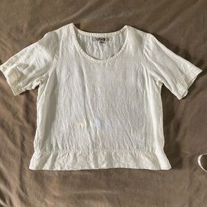 Flax linen top